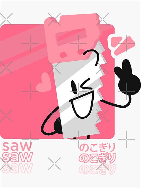 Bfb Saw Aikon Pack Sticker For Sale By Yoyleyesz Redbubble