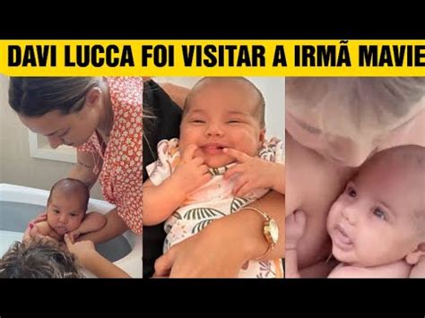 Bruna Biancardi Mostra Encontro De Davi Lucca A Irm Mavie Youtube