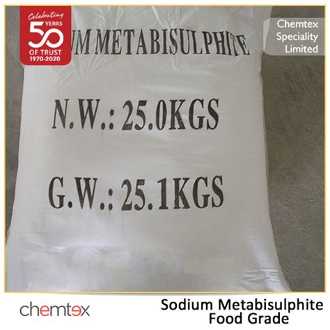 Sodium Metabisulphite Food Grade Manufacturer, Supplier, Exporter ...