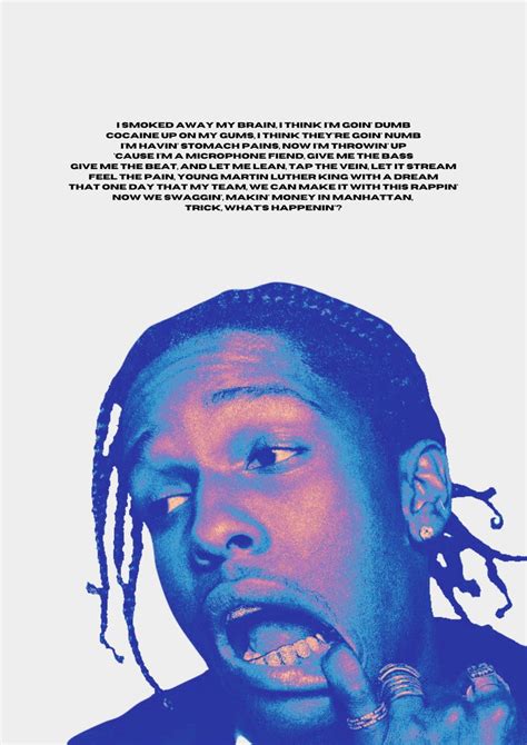 Asap Rocky Demons Ethereal A3 Poster Etsy