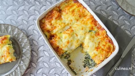 Lasagne Met Zalm En Spinazie Culinea Nl