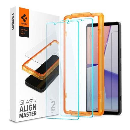 Spigen Pack Tempered Glass Screen Protectors For Sony Xperia V