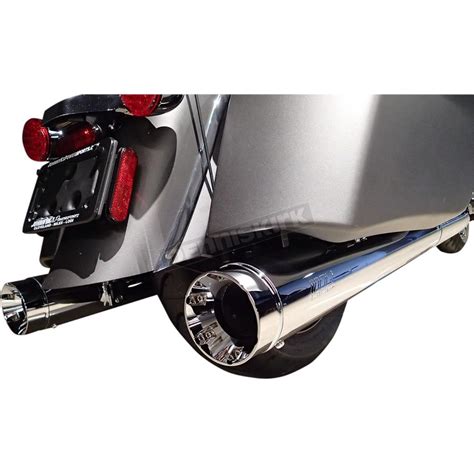 Supertrapp Chrome Stout Round Slip On Muffler Cruiser