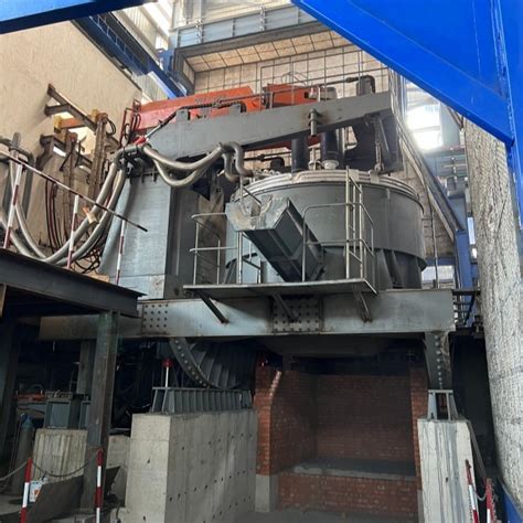 12T Steel Scrap Smelting EAF Continuous Charging And Preheating Furnace