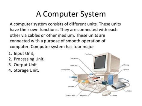 Computer Hardware And Software Elements