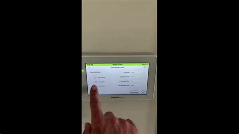 Honeywell Security 6290w Touch Screen User Guide Manual Basic Settings Time Date Chime Volume