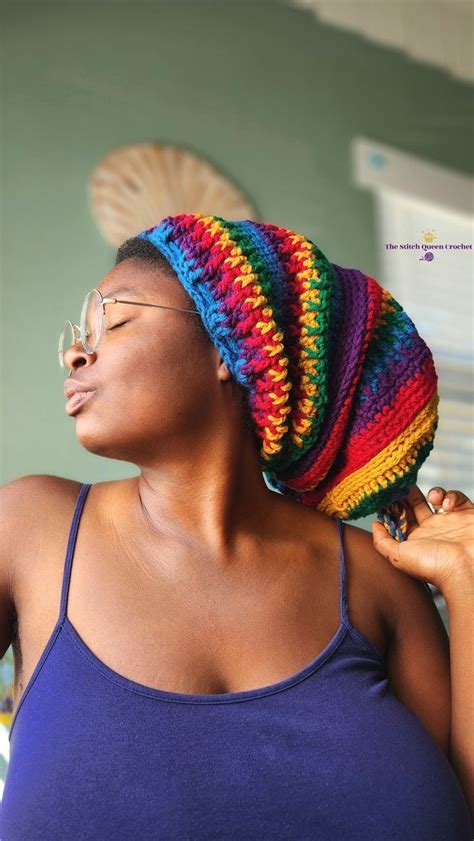 Crochet Pattern Alpine Forest Dread Tube Hat Rasta Loc Beanie Etsy