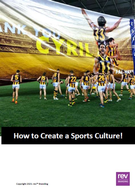 How to create a Sports Culture [Free Whitepaper] – rev Branding