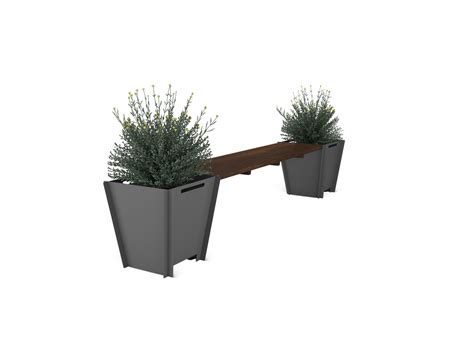 Planter Bench Modern Outdoor Living Planters Planter Bench