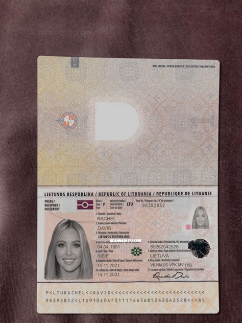 Lithuania Fake Passport - Buy Scannable Fake ID Online - Fake Drivers