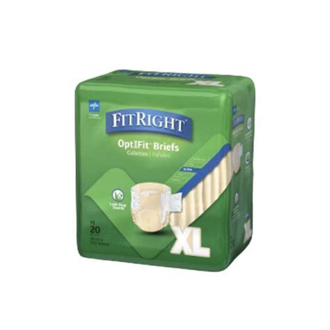 Medline Fitright Ultra Briefs Adult Heavy Absorbency Diapers