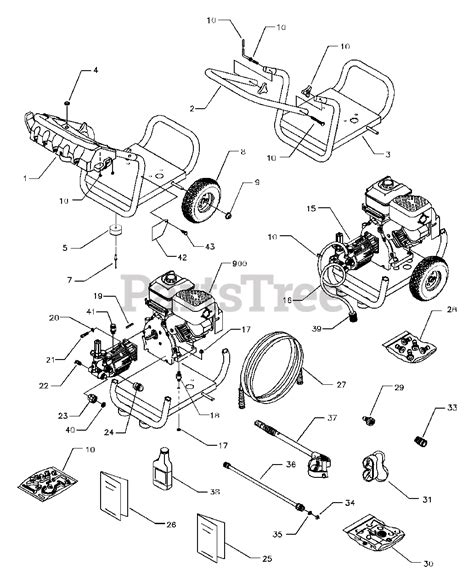 Generac Psi Pressure Washer Parts Diagram Homelite Bm