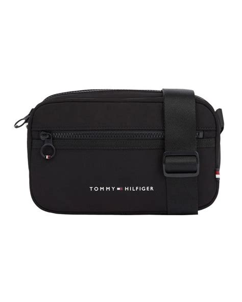 Tommy Hilfiger Skyline Reporter Bag In Black For Men Lyst