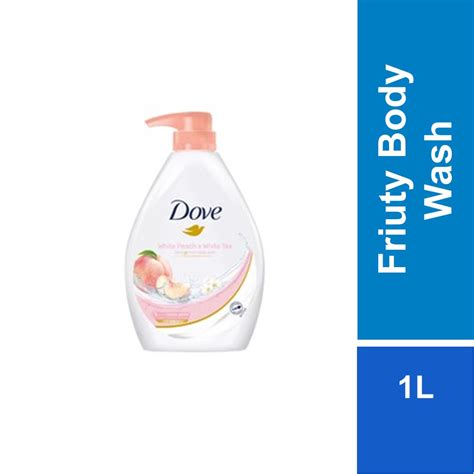 Dove Go Fresh Body Wash White Peach 1l Shopee Malaysia