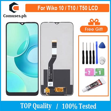 COMUSES Original LCD For Wiko 10 T3 T10 T50 LCD Display Touch Screen