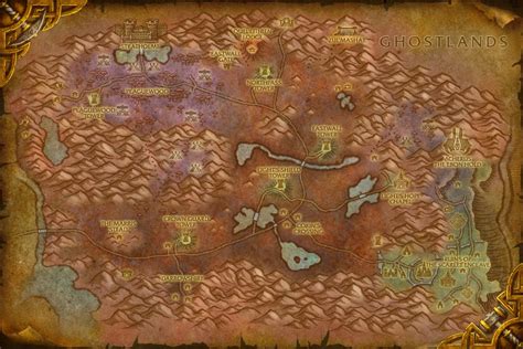 Eastern Plaguelands Map