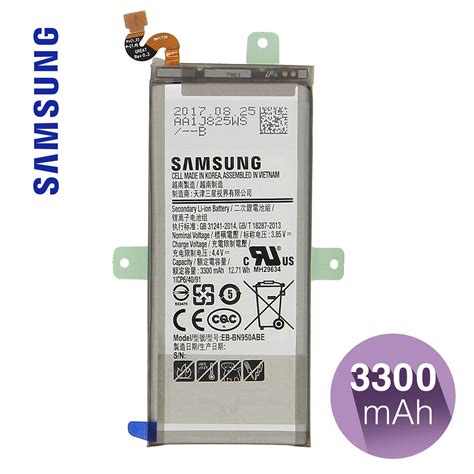 Bateria Samsung EB BN950ABE 3300mAh Para Samsung Galaxy Note 8 Portugal