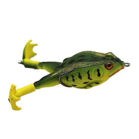 Attractive Double Propeller Bait For Bass Fishing Frog Lure Soft