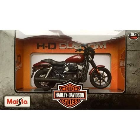 Modèle réduit de moto Maisto Harley Davidson 2015 Street 750 Rouge