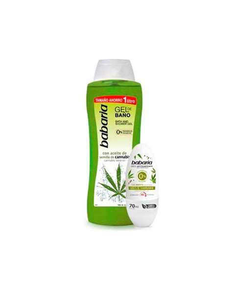 Gel Babaria Cannabis L Y Desodorante Cannabis Ml