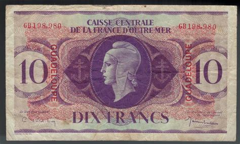 Francs Marianne Guadeloupe Eurocollection Shop