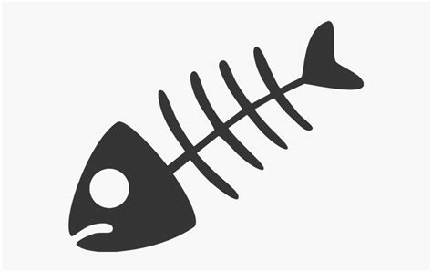 Fish Bone Skeleton Clip Art Fish Bone Vector Png Transparent Png