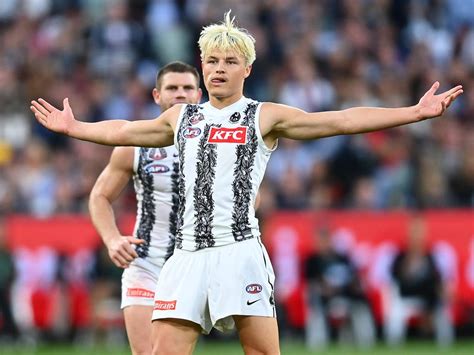 Jack Ginnivan Blond Hair Collingwood Teenager Is Round Six Afl Rising