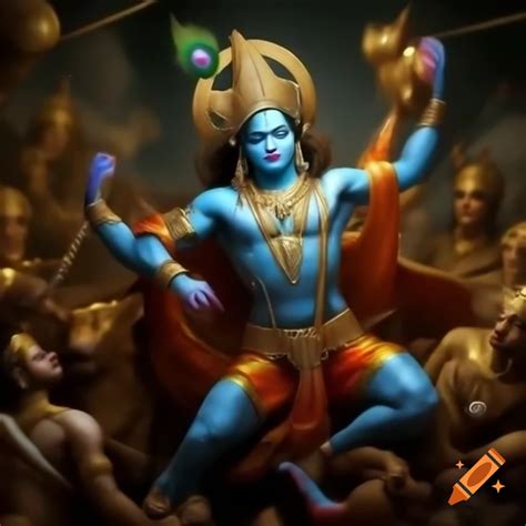 grand battlefield  kurukshetra  mahabharata  arjuna