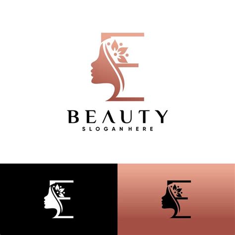 Création De Logo De Visage De Femme Pour Salon De Beauté Avec Un