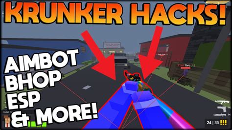 Krunker Io V Hack Cheat Mod Menu Aimbot Esp Bhop More April