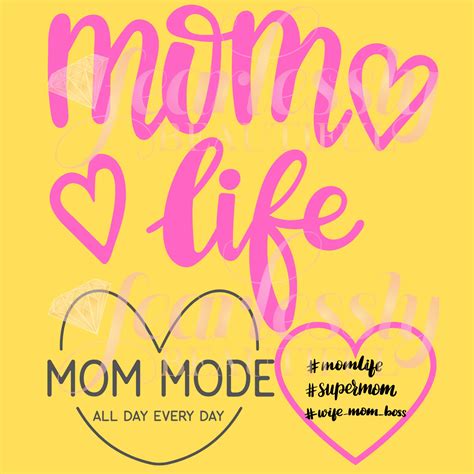 Mom Life Svg Mom Life Shirt Svg Mom Life Notebook Svg Etsy