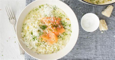 Cheesy Salmon Risotto Recipe Australia S Best Recipes