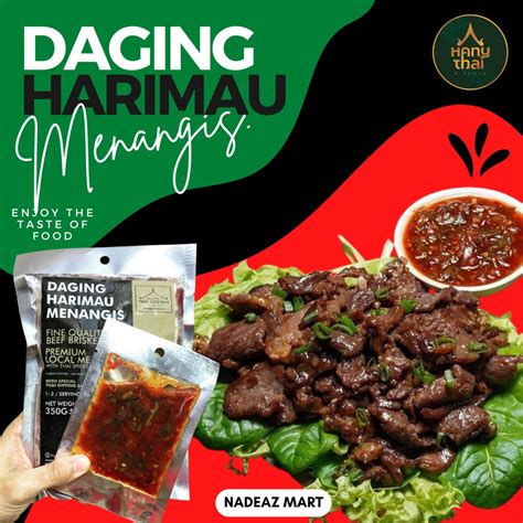 Nm Hanythai Kitchen Daging Harimau Menangis Delivery Dalam Banting