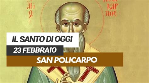 Affidati All Intercessione Del Santo Di Oggi 23 Febbraio San