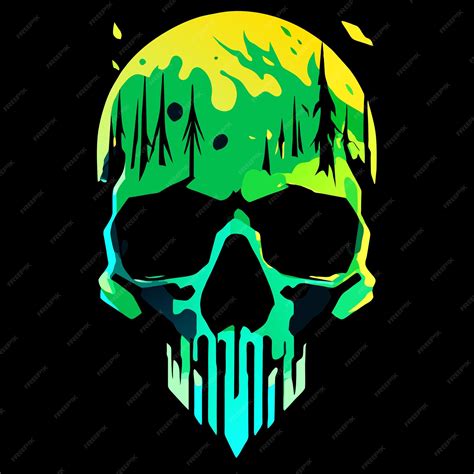 Premium Vector Designing With Attitude Epic Skull Graphic Element