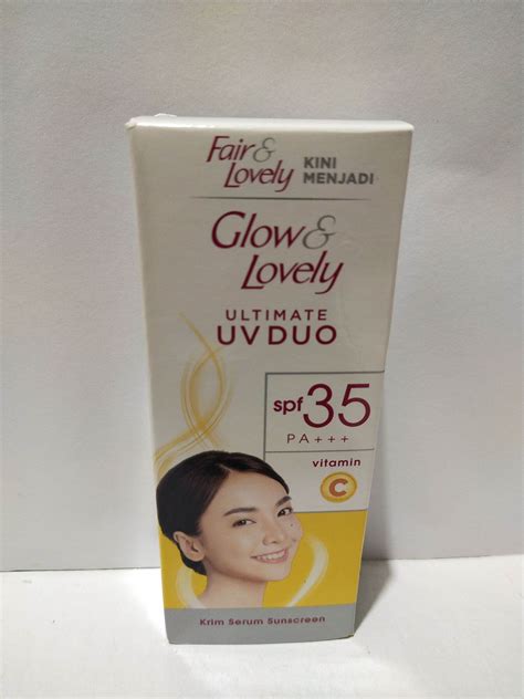 Fair Lovely Krim Serum Sunscreen G Vitamin C Ultimate Uv Duo Spf