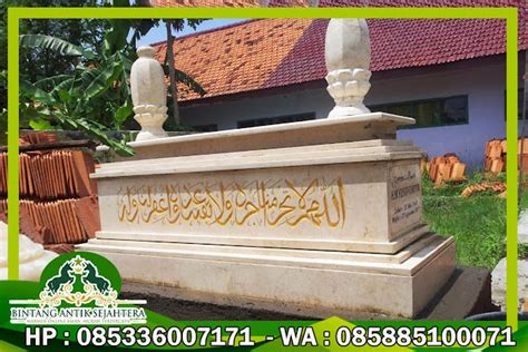 Makam Islam Di Jakarta Menggunakan Bahan Granit Hitam Pabrik