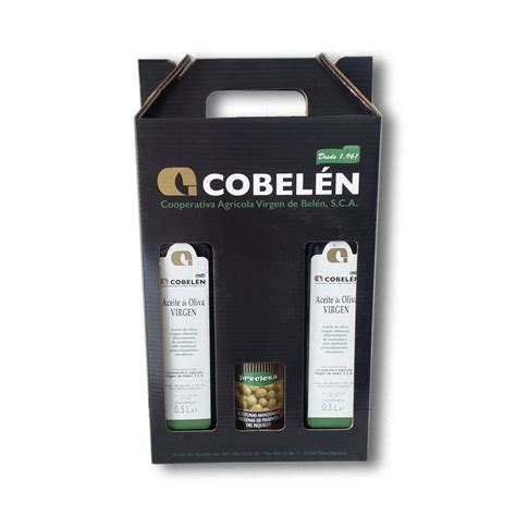 Lote Aceite De Oliva Virgen Y Aceitunas Cobel N