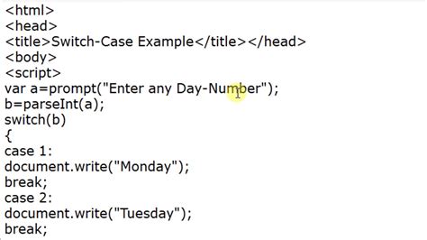 Switch Statement In Javascript In Hindi By Anu Monga Youtube