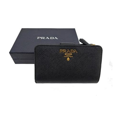 Prada プラダ「未使用品」1ml225 サフィアーノメタル レザー レディース 二つ折り財布 （3862） Prada 3862 お宝堂 通販 Yahooショッピング