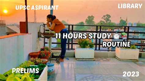 Routine Productive Study Vlog Of Ias Aspirant Civil Services Upsc