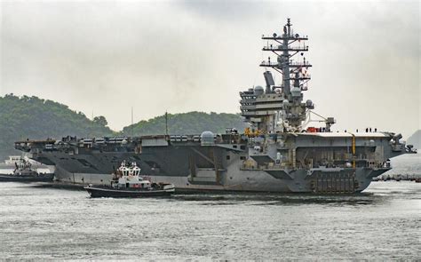 Uss Ronald Reagan Departs Yokosuka For What May Be Its Final Patrol Before Carrier Swap Stars