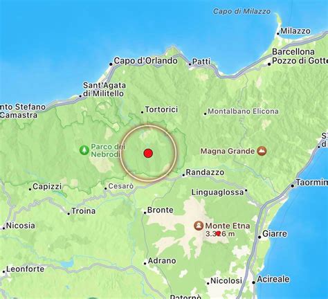 Terremoto In Sicilia Nella Notte Scossa In Provincia Di Messina