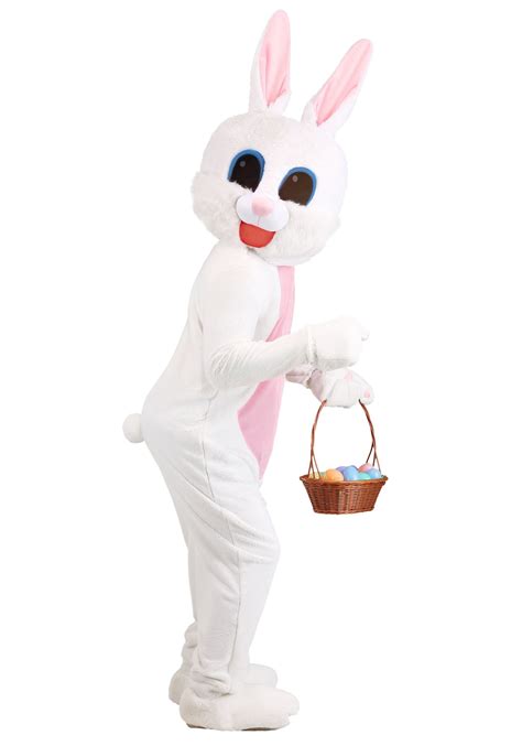 Plus Size Mascot Easter Bunny Costume for Adults