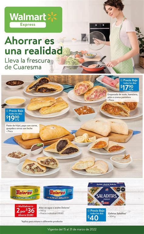 Folleto Walmart Express Frescura De Cuaresma Al 31 De Marzo 2022