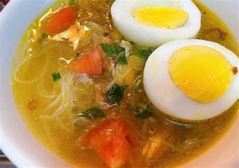 Resep Soto Ayam Bening Enak Dan Mudah Banget