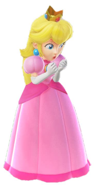 Princess Peach is scared by TransparentJiggly64 on DeviantArt