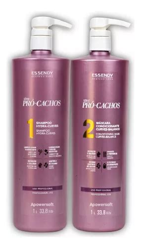 Kit Shampoo E Mascara Pr Cachos L Essendy Profissional Parcelamento