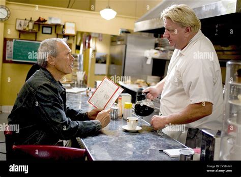 Clint Eastwood David Powledge Million Dollar Baby Stock Photo