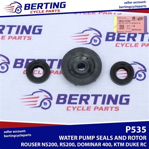 Kit Water Pump Rotor Seal Cng Rouser Ns Rs Dominar Ktm Duke